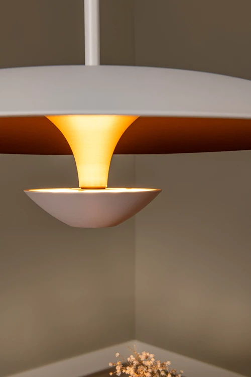 Lucide KENNETH - Pendant light - Ø 40 cm - LED Dim. - 1x12W 2700K - White | Premium - atmosphere 2